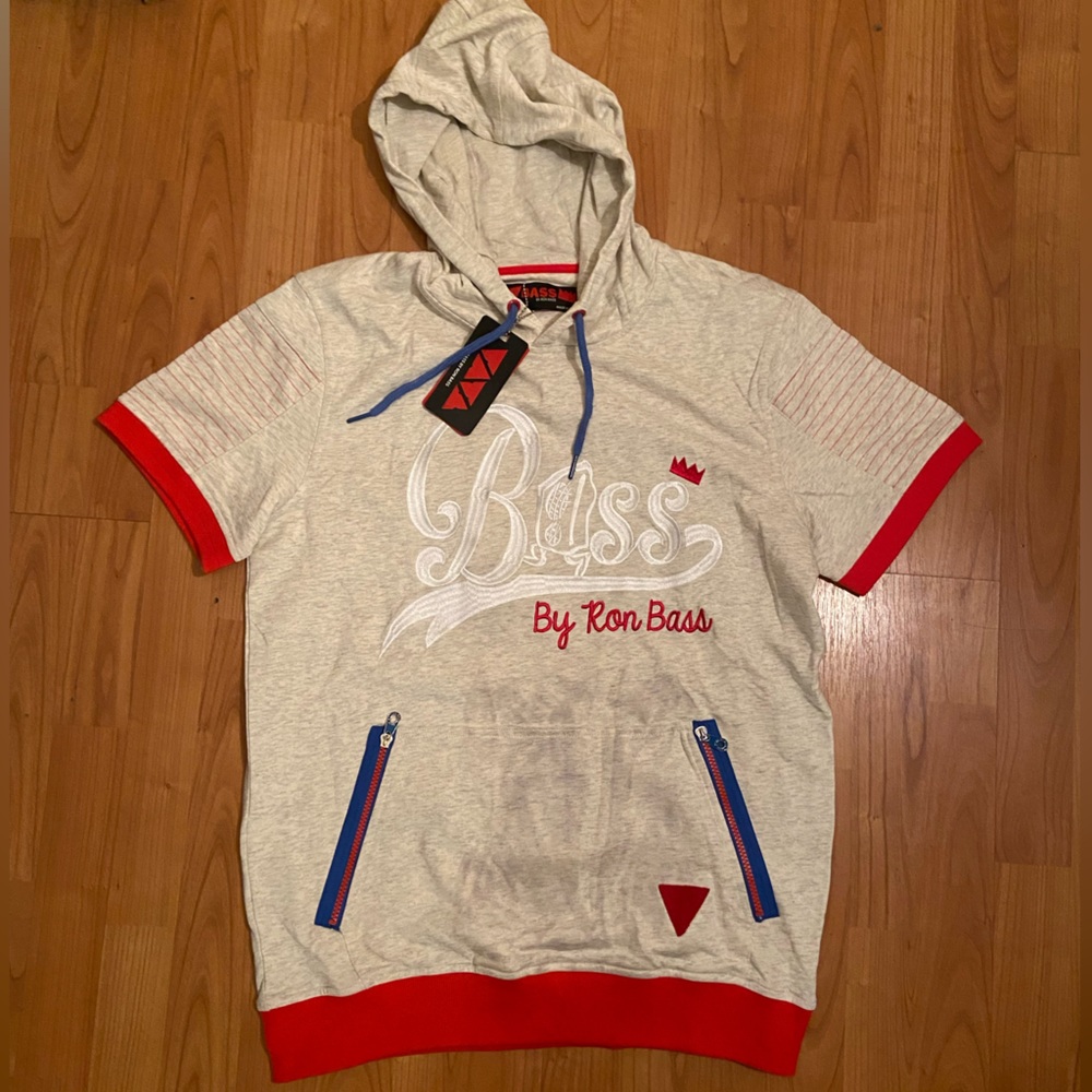 Brand New Ron Bass short sleeve hoodie size L